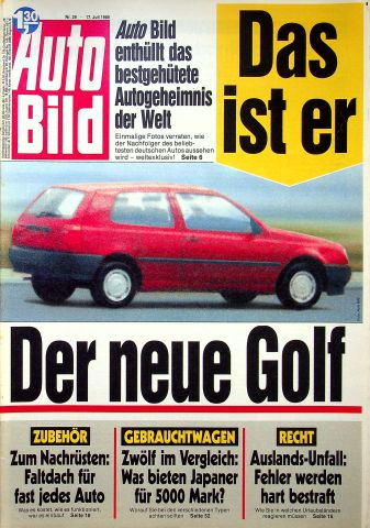 Deckblatt Auto Bild (29/1989)